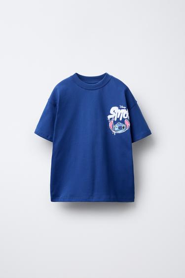 PLAYERA ESTAMPADA  LILO & STITCH © DISNEY - Azul de Zara - Imagen 0