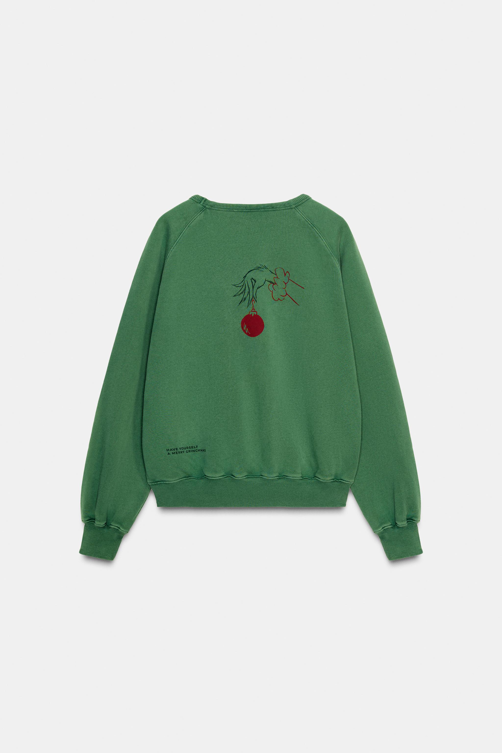 GRINCH™ CHRISTMAS WASHED EFFECT SWEATSHIRT