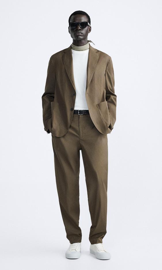 Zara, Pants, Zara Man Dress Pants Mens 34x32 Gray Lightweight Business  Casual Formal Viscose