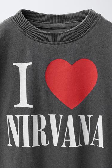 GARMENT DYE NIRVANA ® T-SHIRT - Black by Zara - Image 2