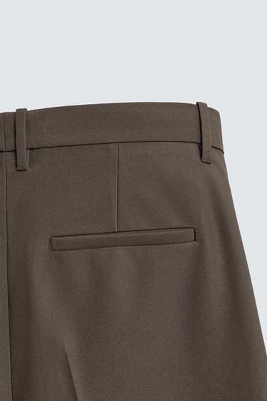 RELAXED FIT JORTS - Dark green by Zara - Image 9