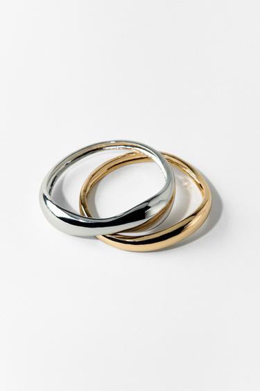 PACK DE PULSEIRAS METÁLICAS - Ouro / Prata da Zara