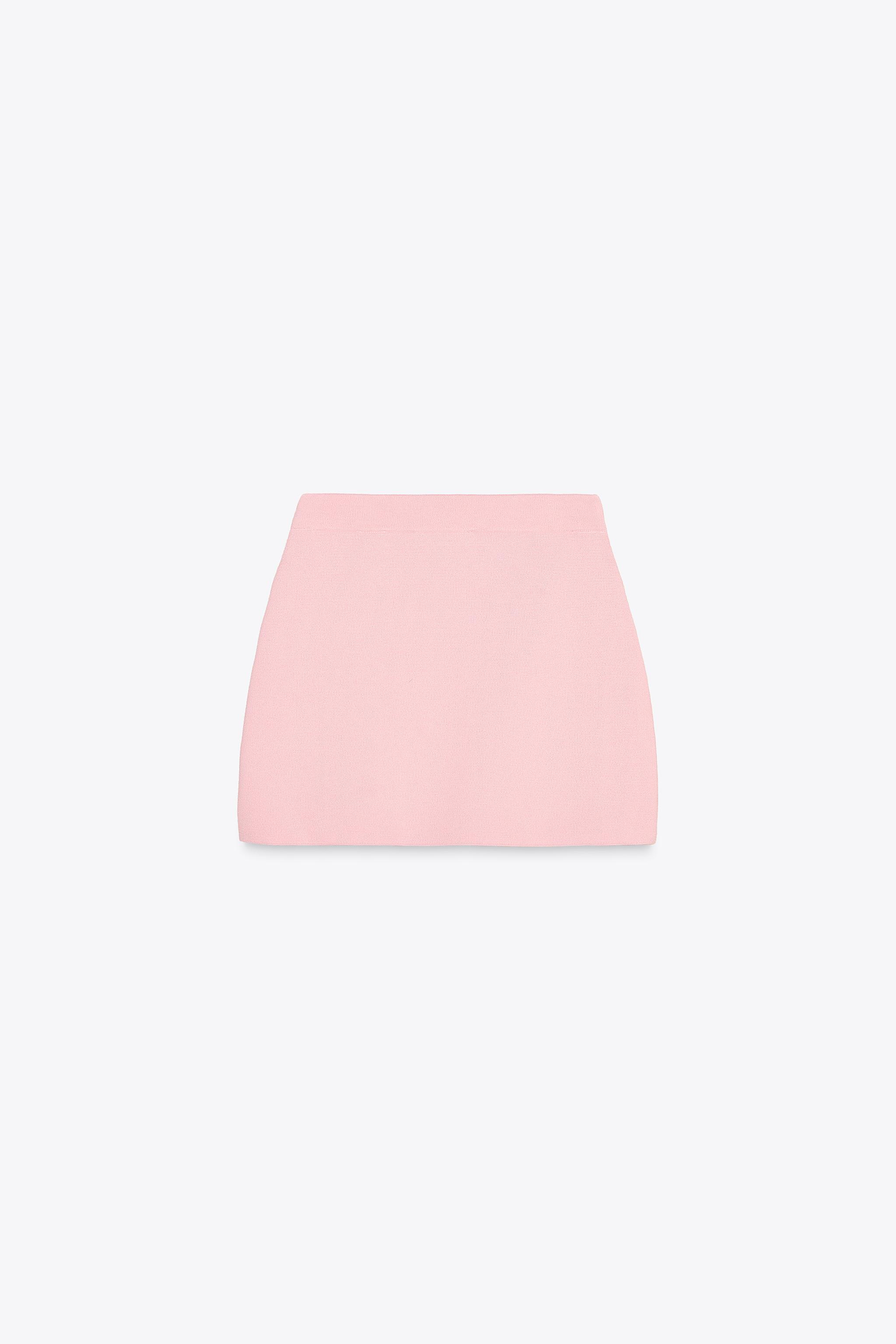 KNIT MINI SKIRT