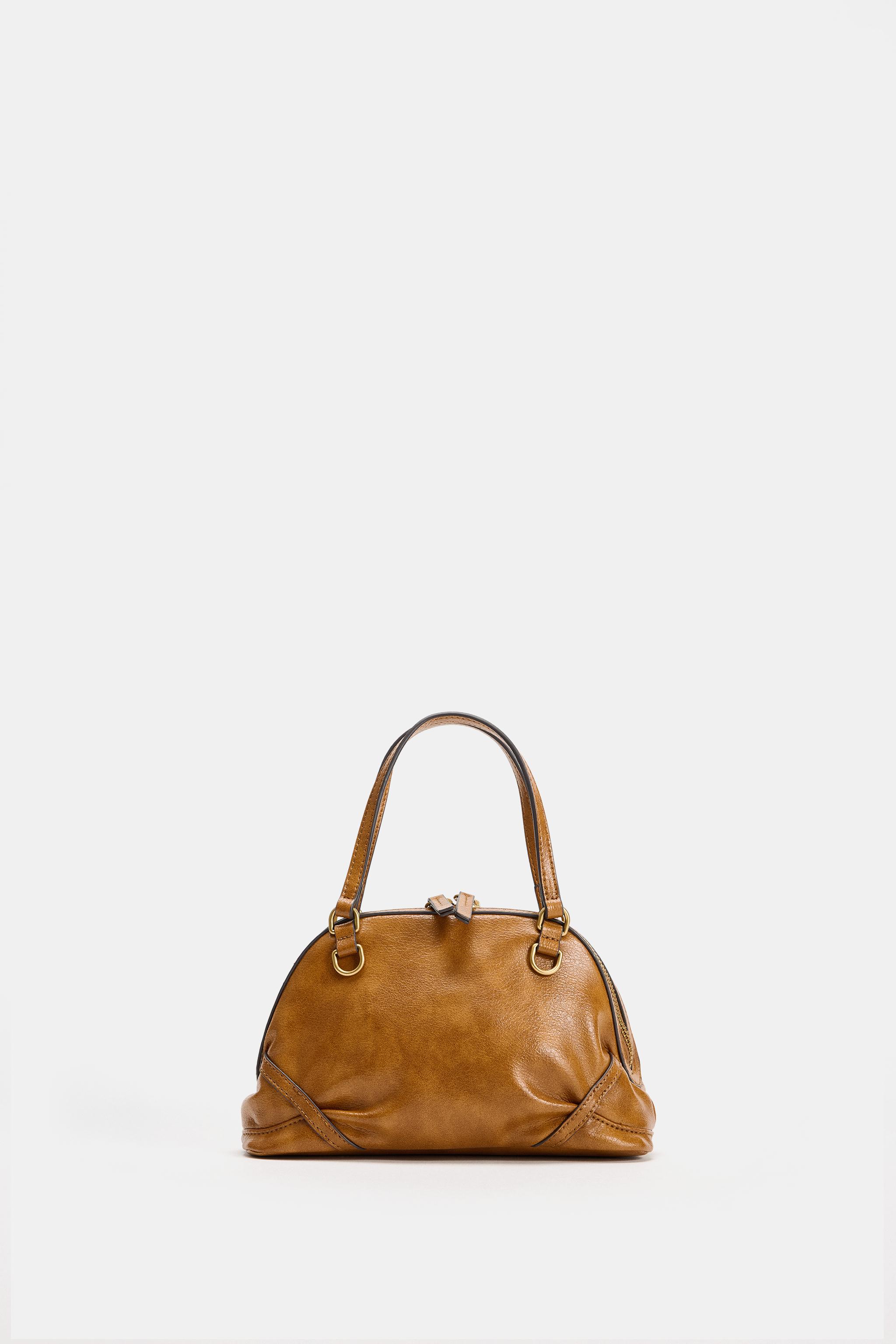 ミニクロスボディバッグ - ダークゴールデンブラウン | ZARA Japan / 日本