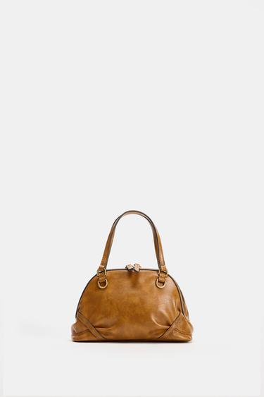 MINI CROSSBODY BAG - Dark tan by Zara