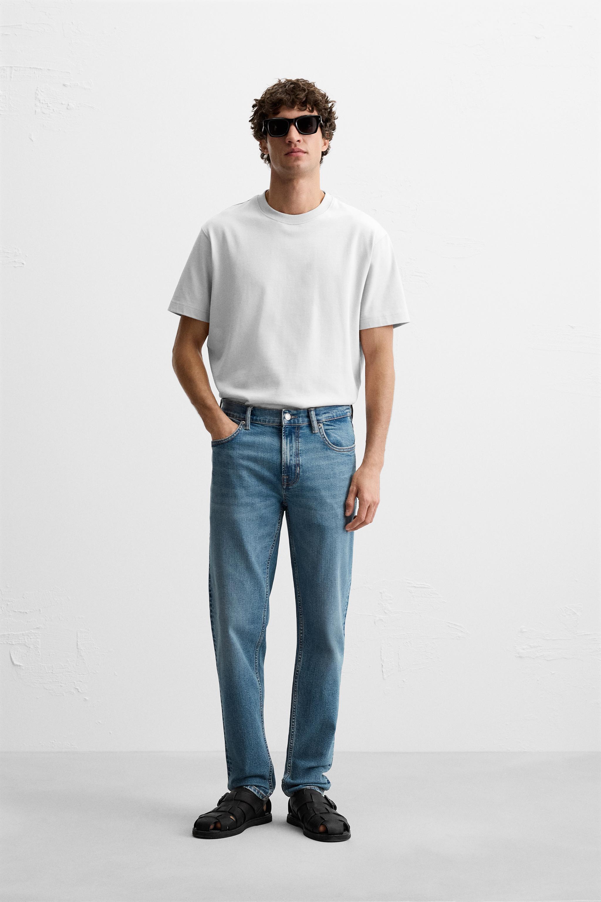 SLIM FIT JEANS - Blue | ZARA United States