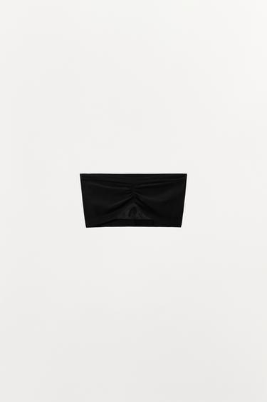 Zaras BANDEAU-BRALETTE - Svart