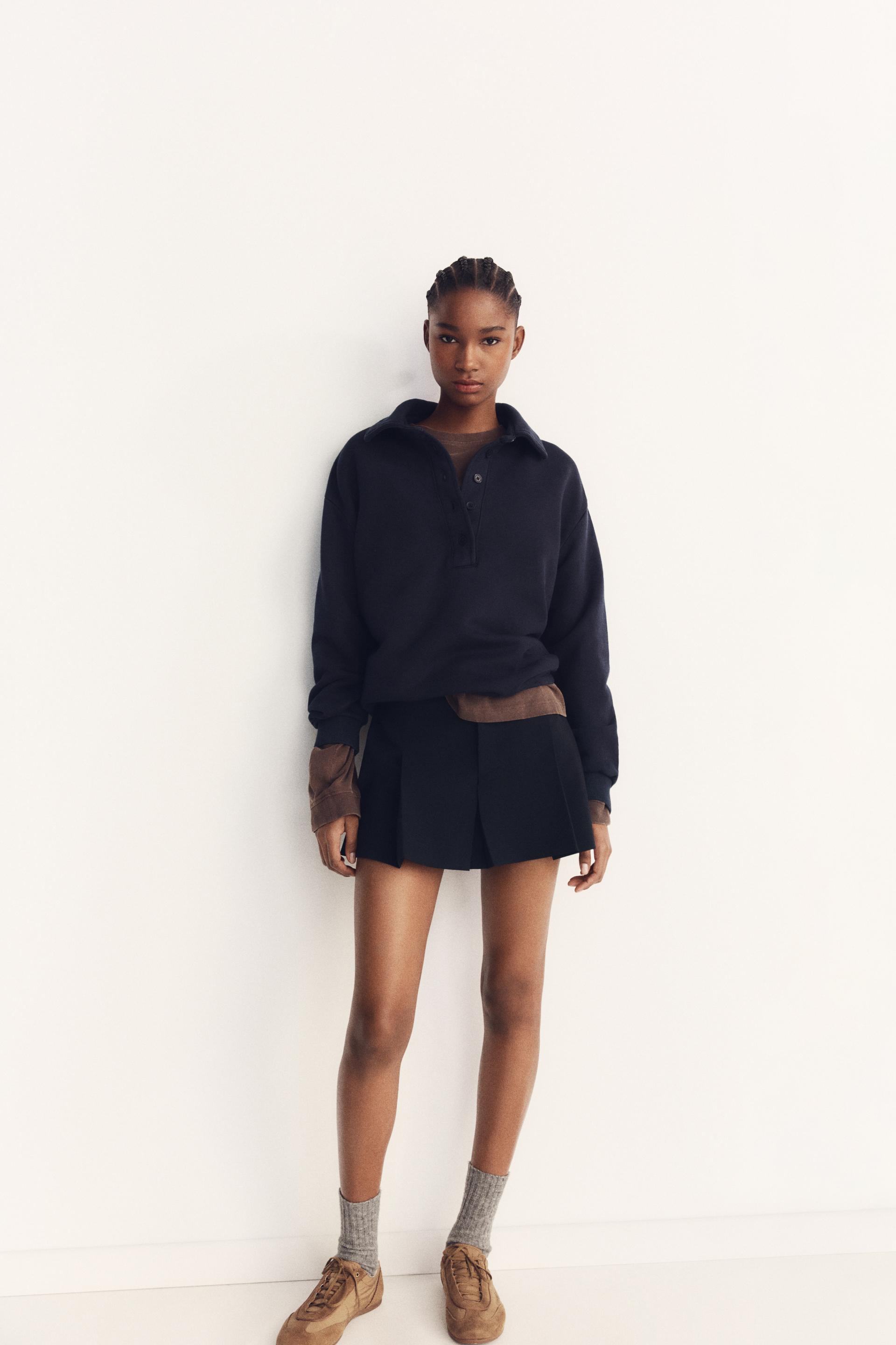 JUPE-SHORT - Bleu marine foncé | ZARA Belgique / Belgium