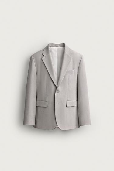 BLAZER REGULAR FIT ESTRUCTURA - Piedra de Zara