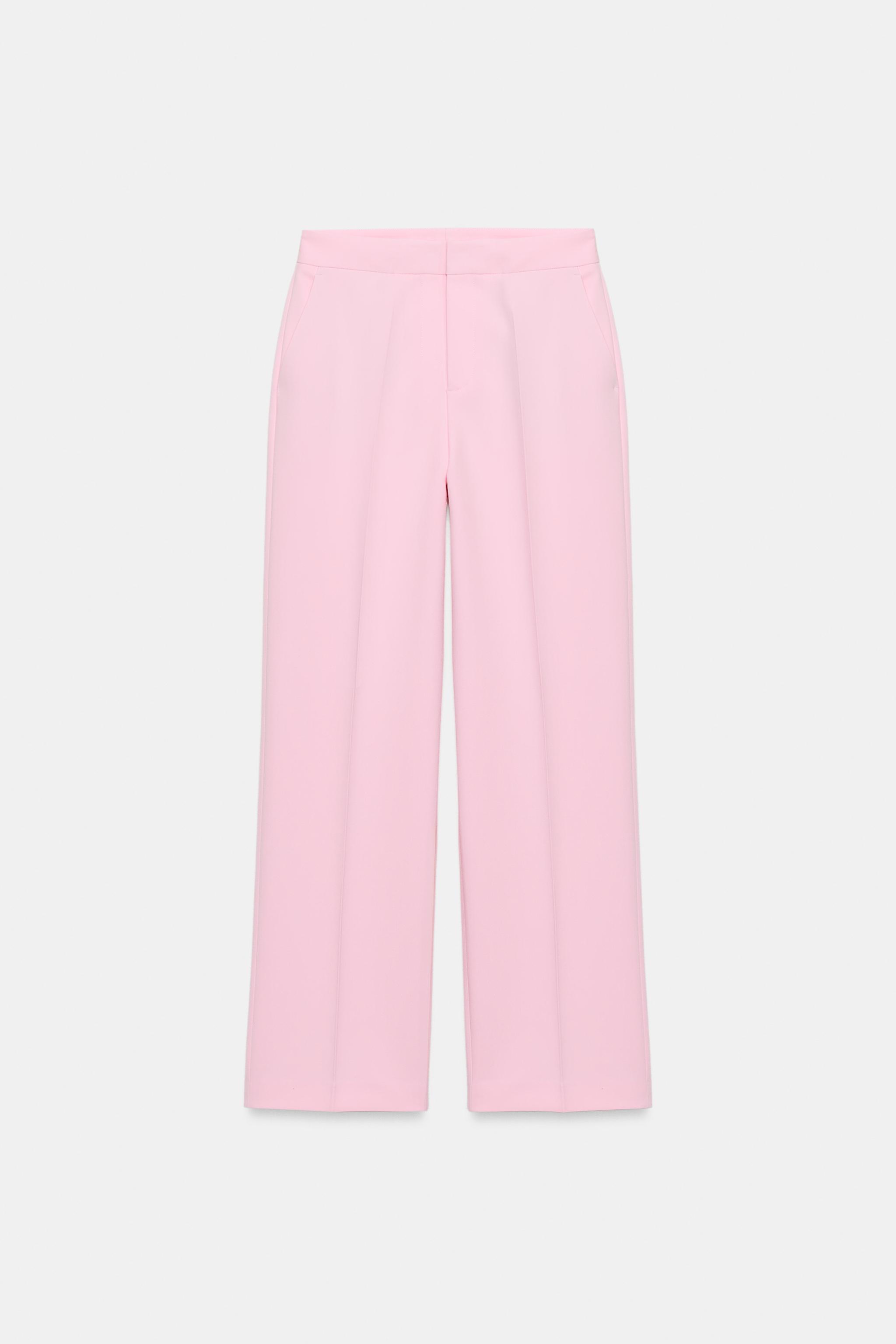 LOW-RISE STRAIGHT LEG PANTS