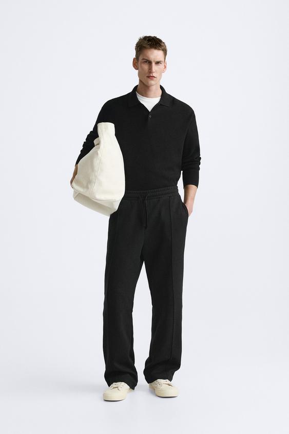 Jeans & Trousers, ZARA formal pants black