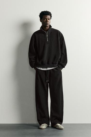 CALÇA JOGGER RELAXED FIT - Preto da Zara - Imagem 0