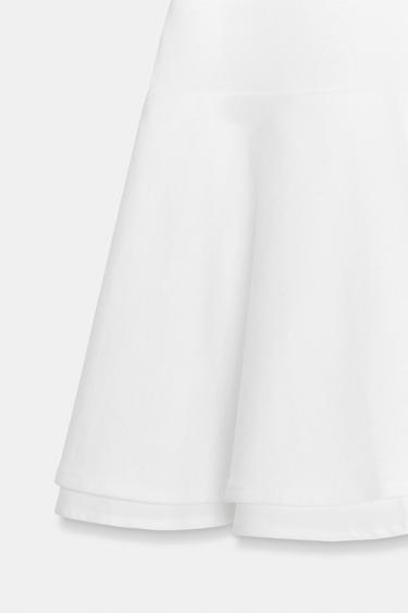 T-SHIRT PÉPLUM - Blanc de Zara - Image 6
