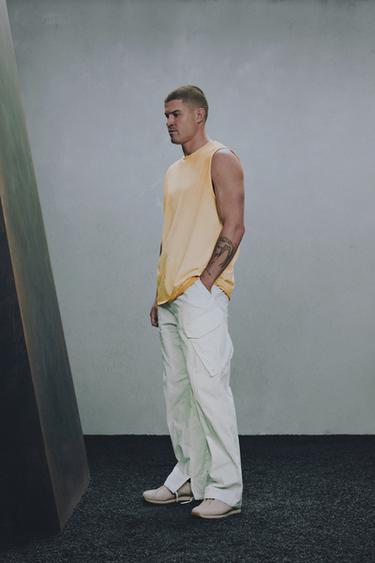 TANKTOP MEDIUM WEIGHT X SR_A - Geel van Zara