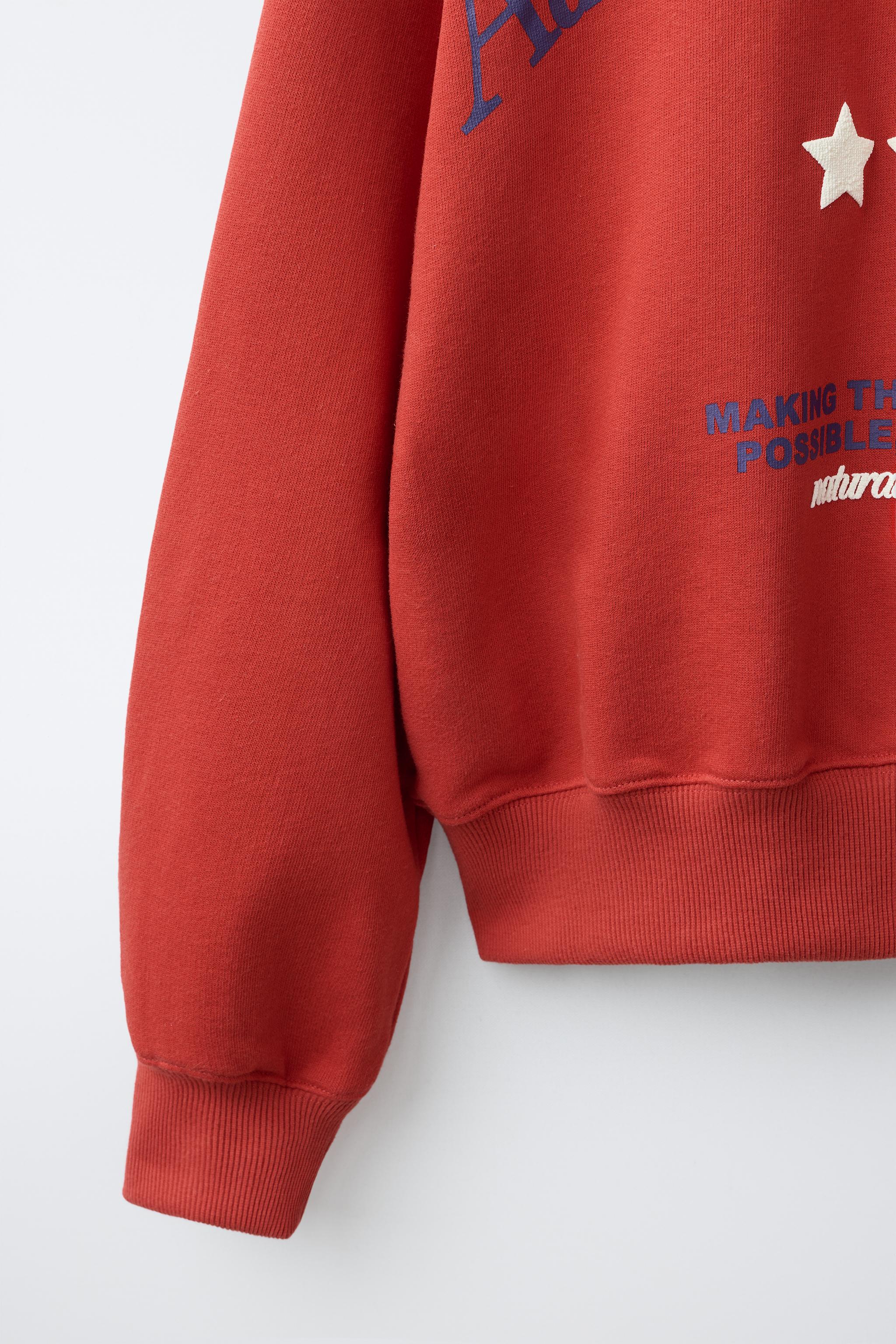 TEXT PRINT HOODIE
