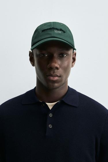 COMBINED EMBROIDERY CAP - Green by Zara - Image 0