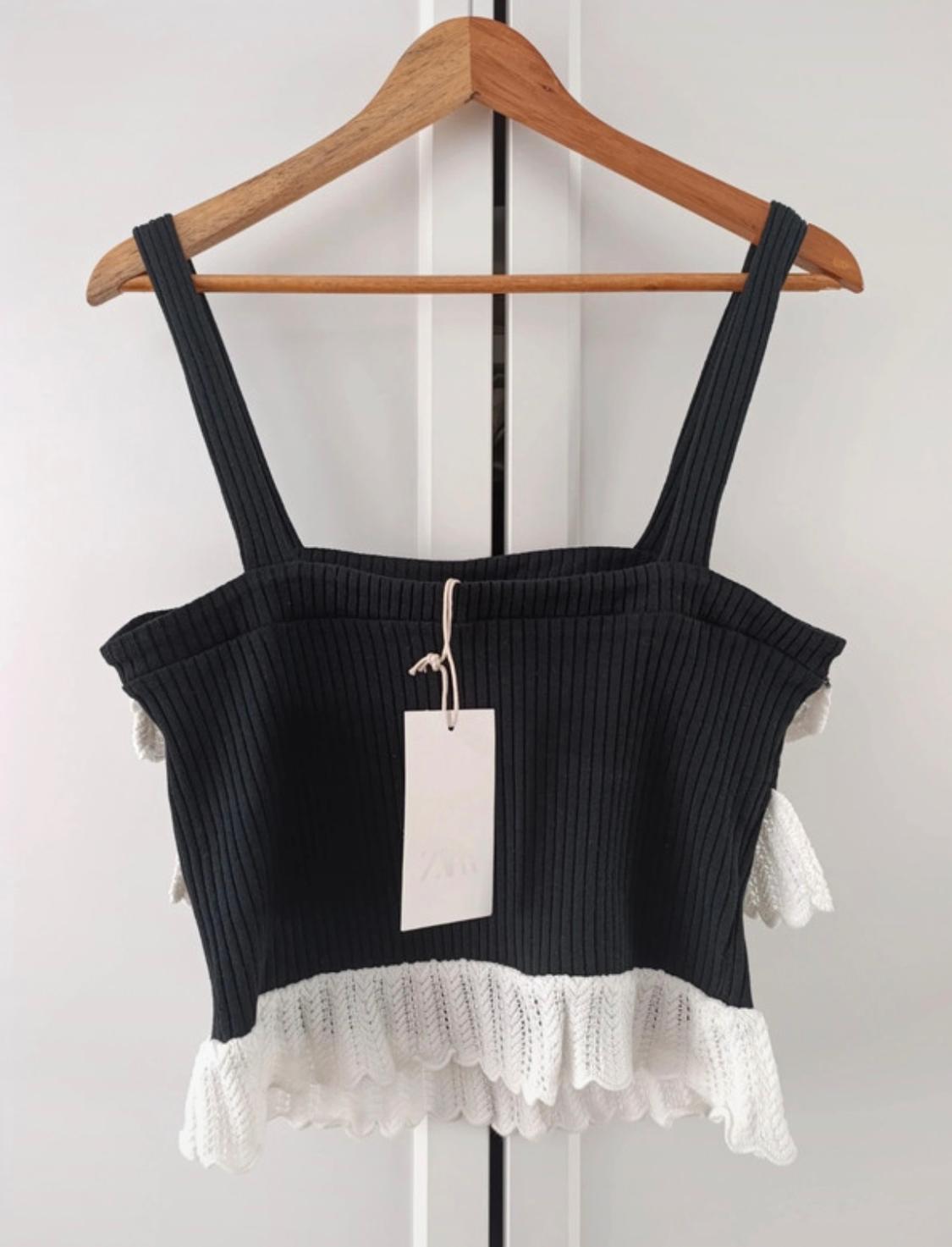 RUFFLED KNIT TOP - Image 2