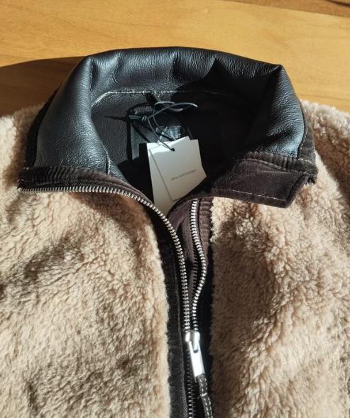 ZW COLLECTION FAUX SHEARLING DOUBLE-FACED JACKET - Image 6