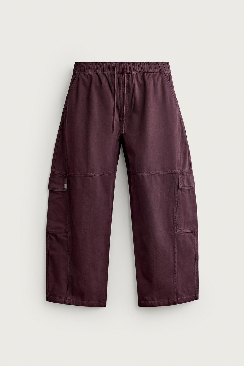 CARGO BALLOON FIT TROUSERS