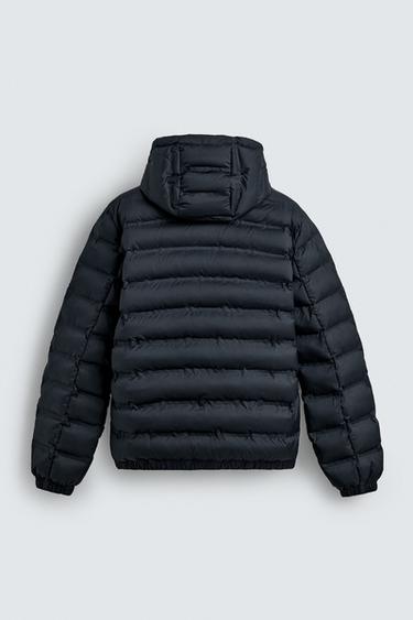 VESTE MATELASSÉE LÉGÈRE DÉPERLANTE - Bleu marine foncé de Zara - Image 7
