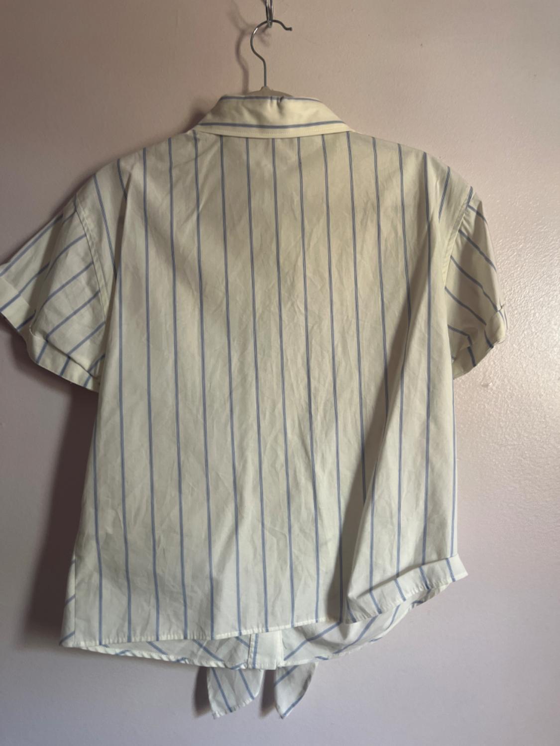 KNOTTED POPLIN SHIRT - Image 2