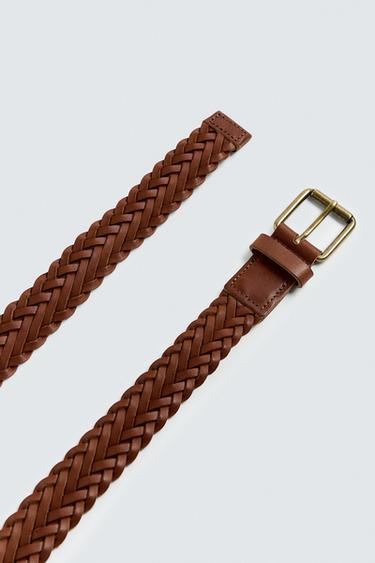 CEINTURE EN CUIR TRESSÉ - Cuir de Zara - Image 3