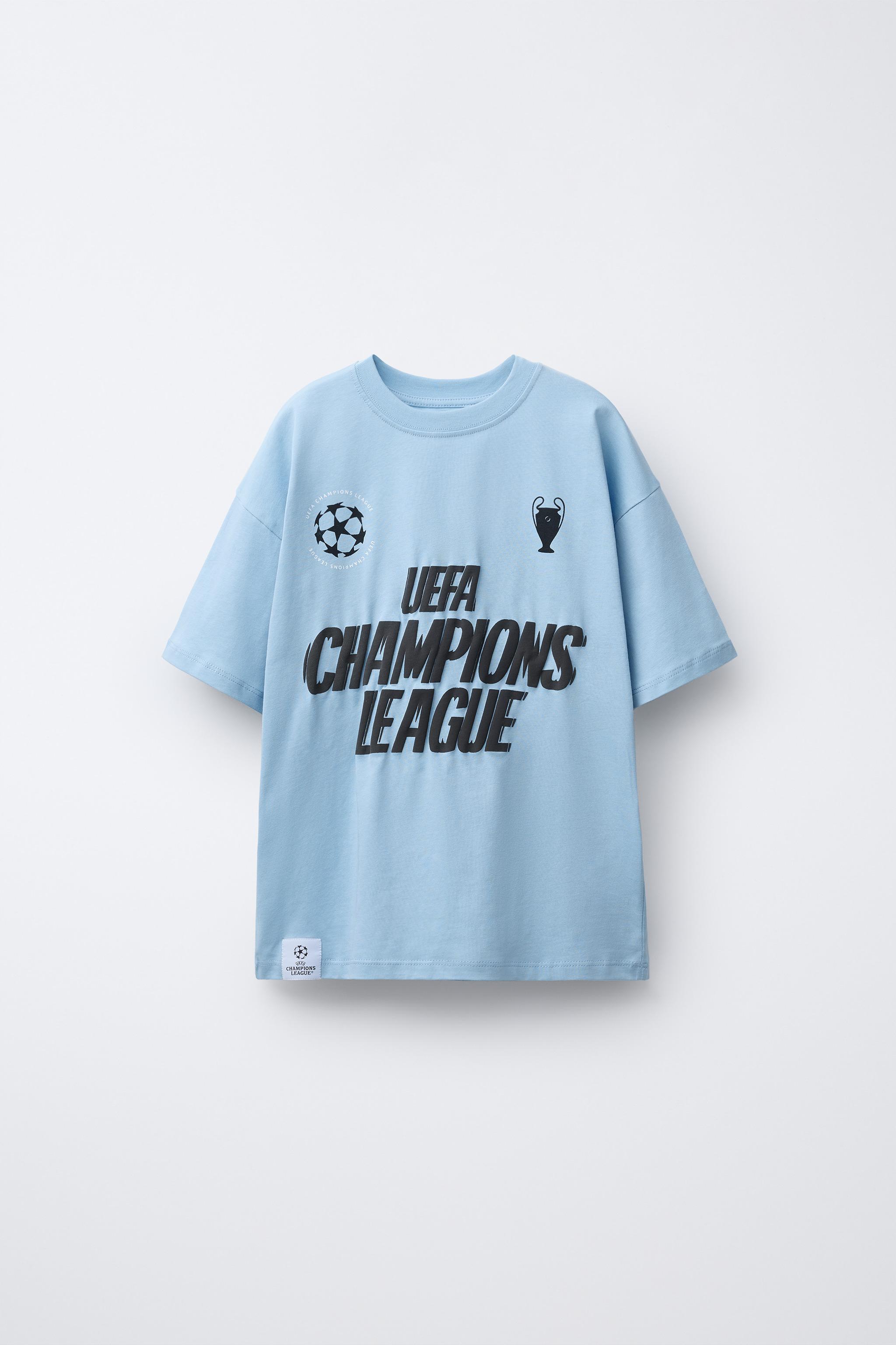 UEFA CHAMPIONS LEAGUE ® PRINTED T-SHIRT - Aquamarine | ZARA South