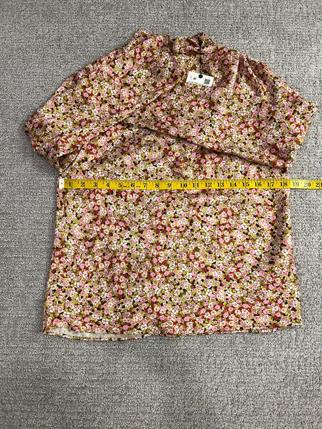 FLORAL DRAPED TOP - Image 3