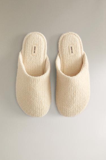 WOOL MULE SLIPPERS - Beige by Zara - Image 2