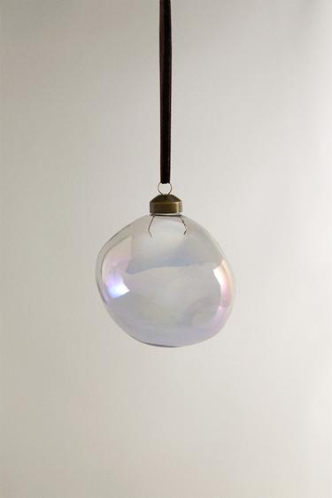 ENFEITE DE ÁRVORE COM POMPA IRREGULAR DE NATAL -  da Zara