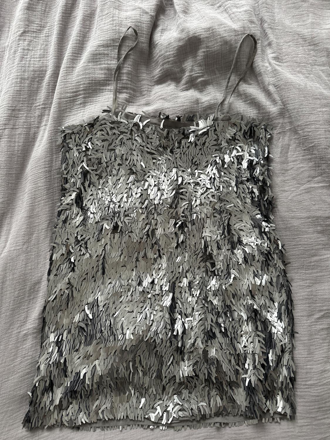 ZW COLLECTION SHORT SEQUINNED DRESS - Image 3