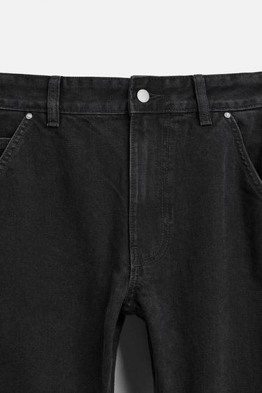 CARPENTER POCKET JEANS - Black by Zara - Image 6