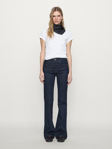 Zara Flared high-waist skinny jeans - Blue - Image 0