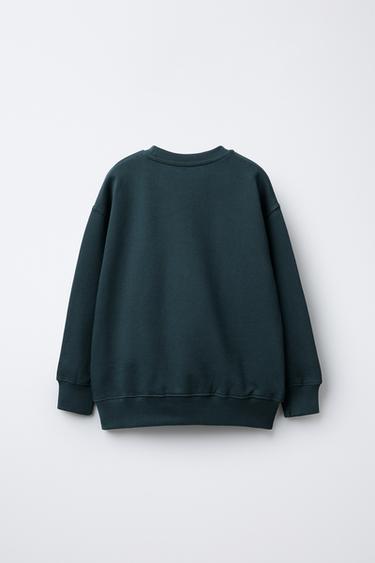 VARSITY SWEATSHIRT - Petrol blue by Zara - Image 1
