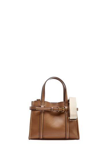 MINI TOTE BAG - Dark tan by Zara