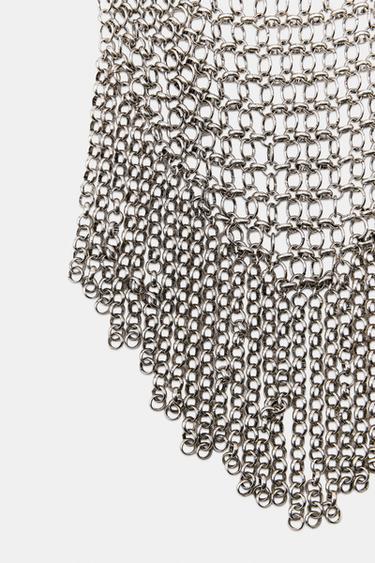 COLLIER BAVOIR ANNEAUX - Argent de Zara - Image 2