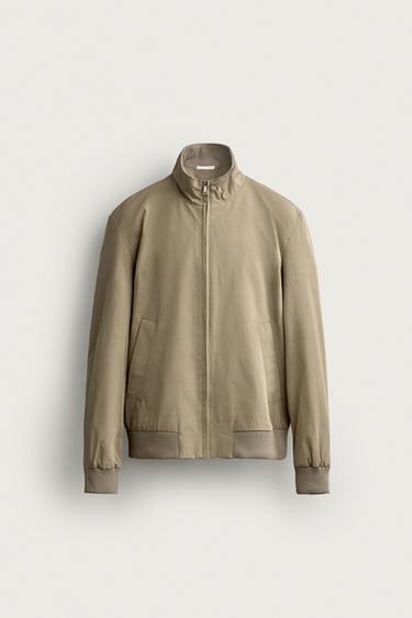 CAZADORA RELAXED FIT LIGERA - Beige de Zara