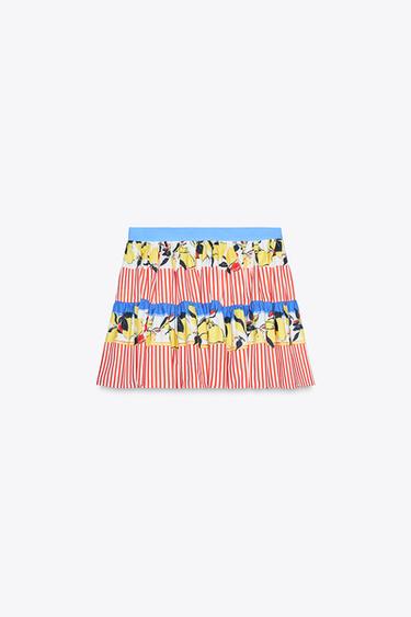 LEMON PRINT MINI SKIRT - only one by Zara - Image 4