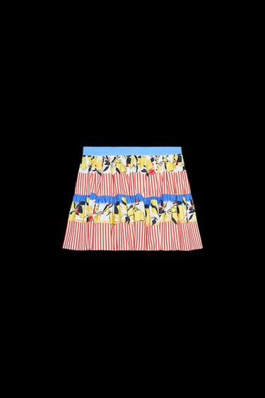LEMON PRINT MINI SKIRT - only one by Zara