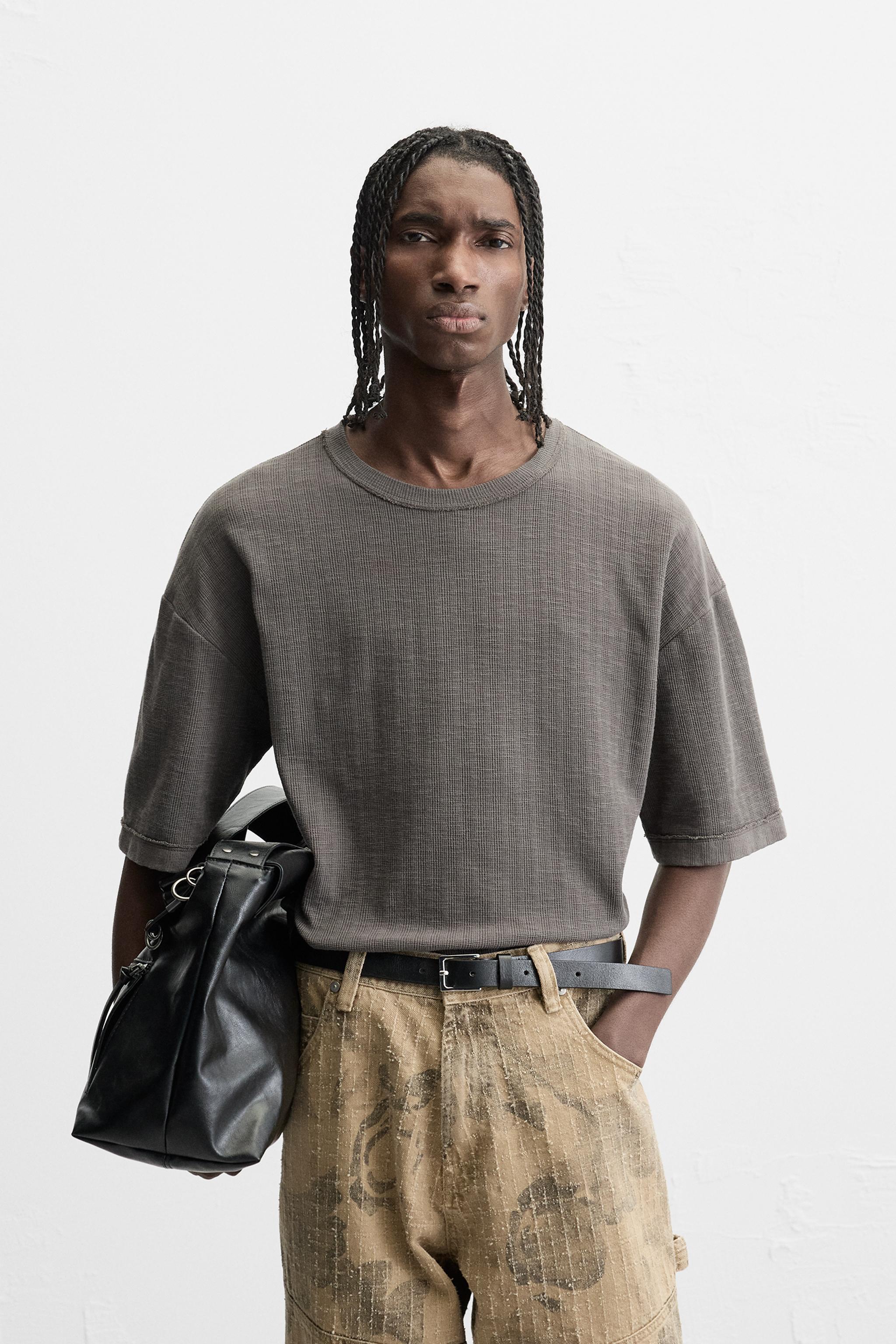 【Off White】LAUNDRY SLIM S/S TEE BEIGE BEIGE ★関税送料込み a23_off-white_a23-off-white-
