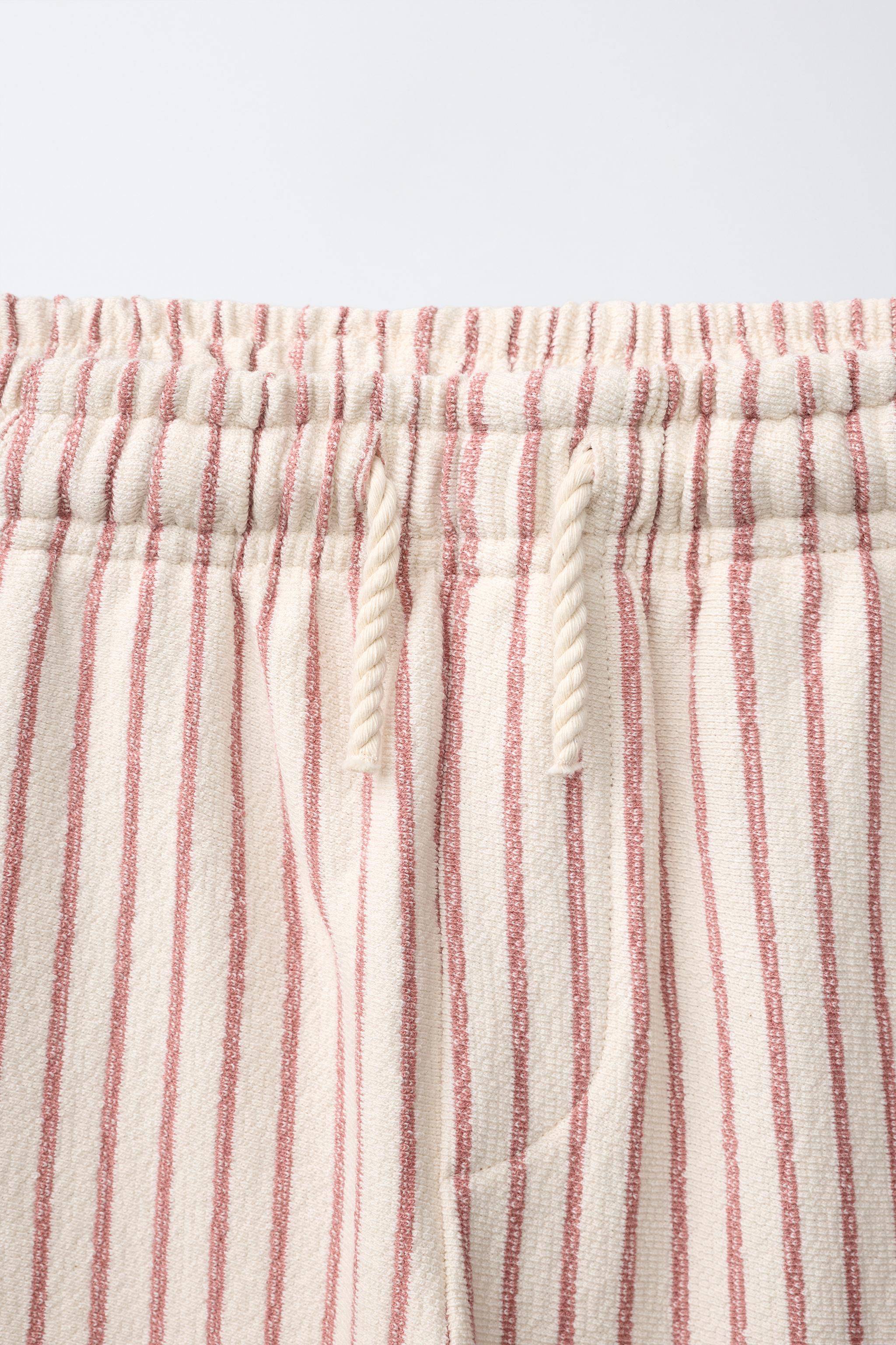 PANTALON RELAXED À RAYURES