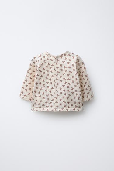 BEARS T-SHIRT - Ecru by Zara - Image 1