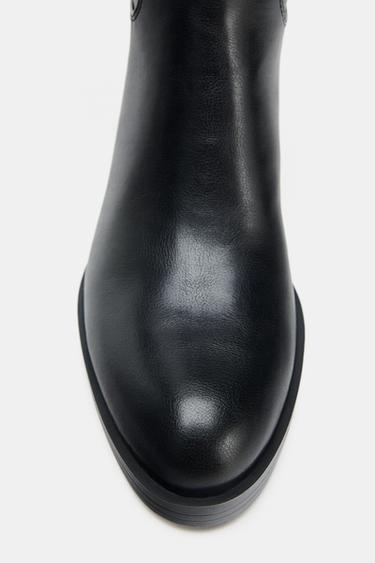 EQUESTRIAN BUCKLE BOOTS - Black by Zara - Image 6
