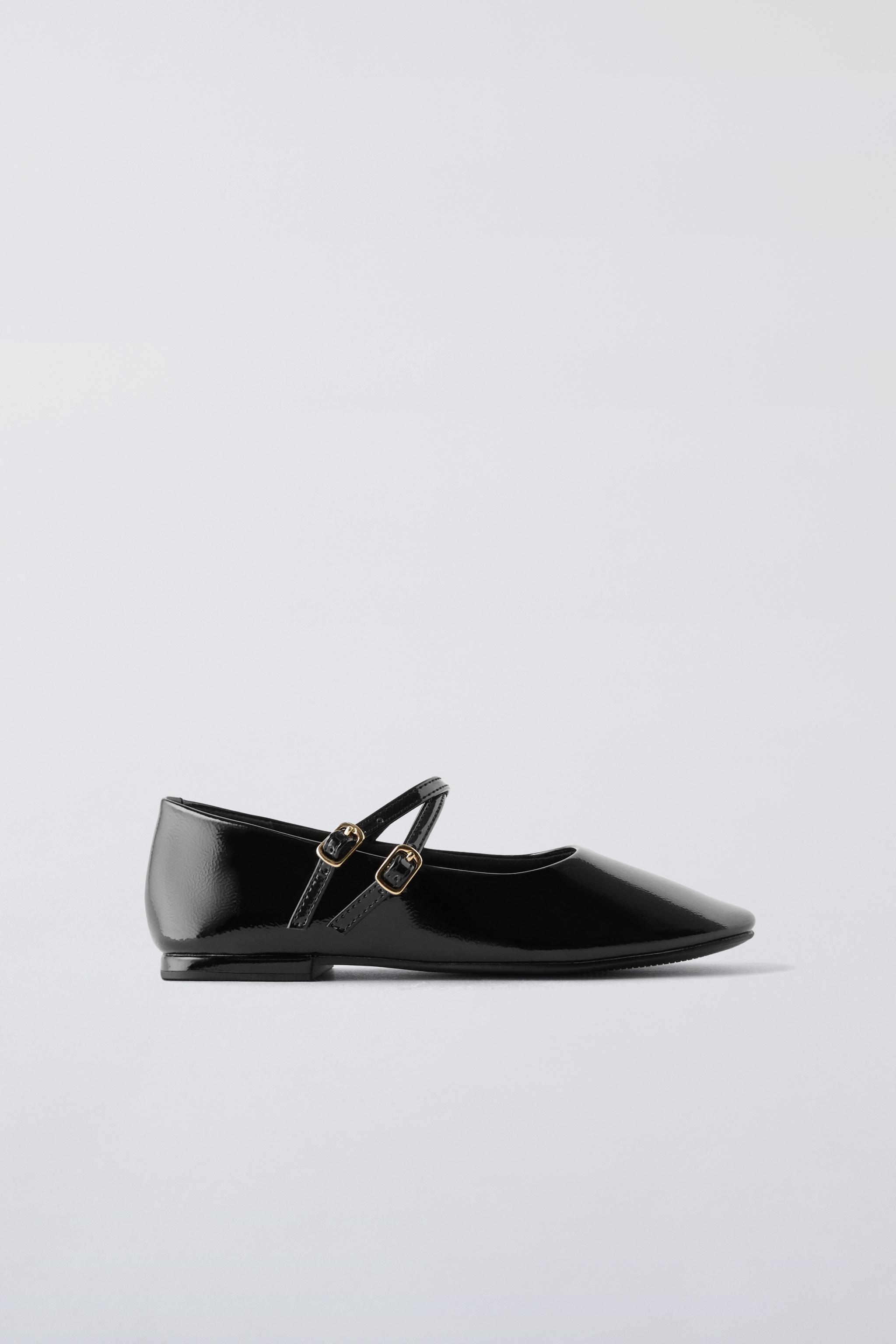 Ballerines noires vernies online