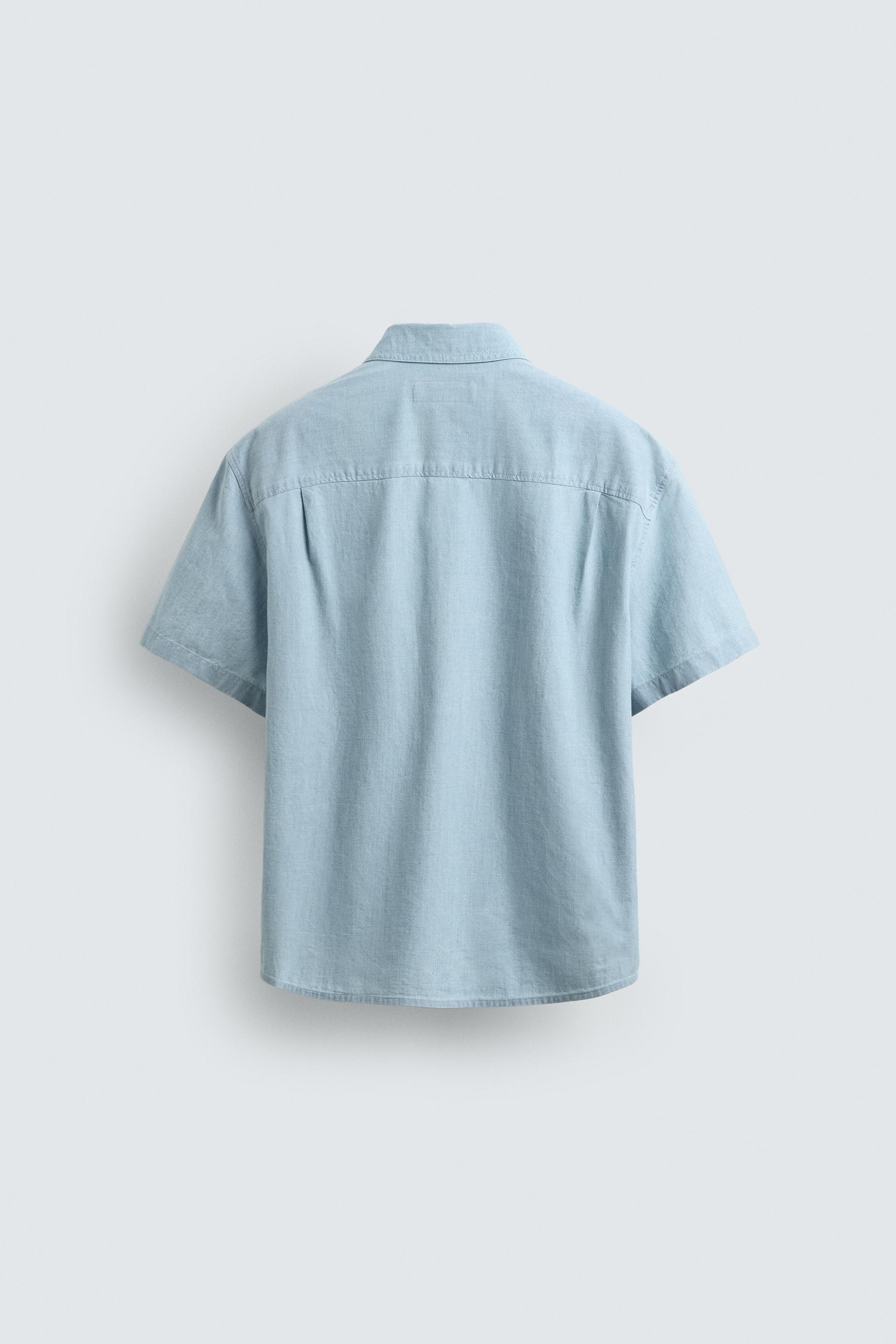 CHEMISE EN CHAMBRAY À POCHES