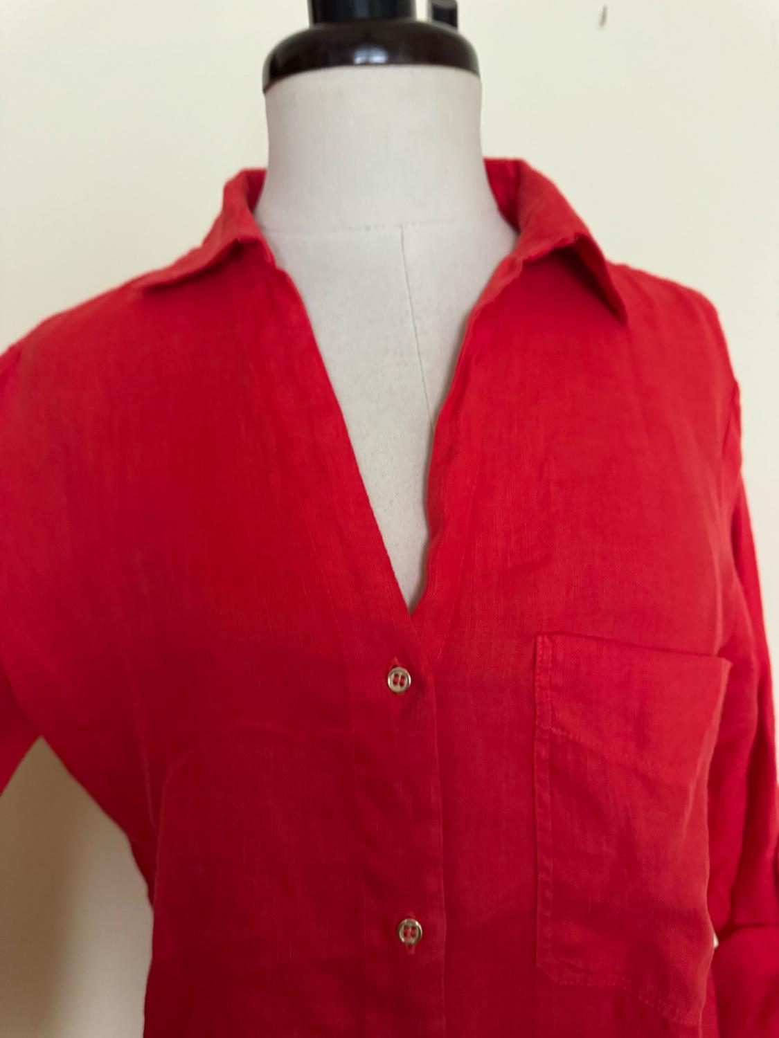 CAMISA TEJIDO CON LINO - Image 2