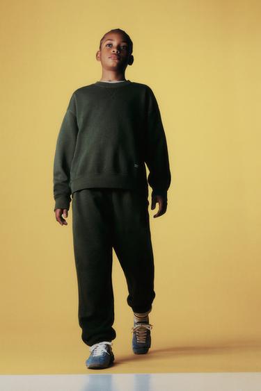 GARMENT DYE JOGGERS - Green by Zara