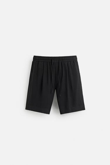 BERMUDA FLUIDE RELAXED FIT - Bleu de Zara - Image 5