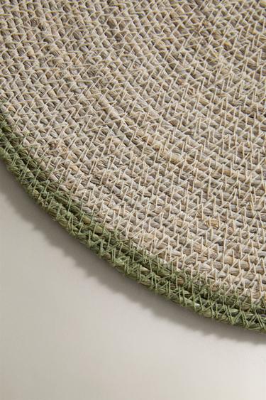 SET DE TABLE FIBRE ROND - Vert de Zara - Image 1