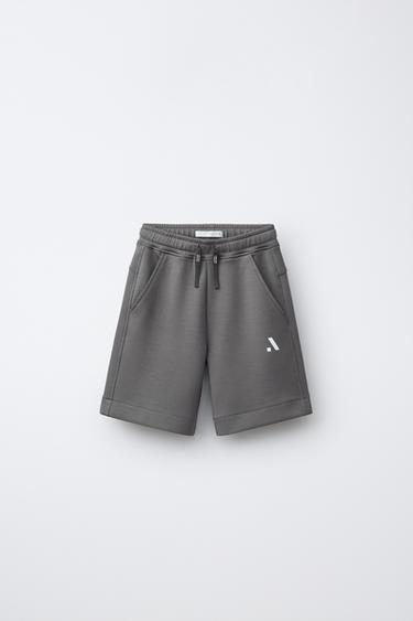 برمودا SPORTY مع مودال - رمادي أنثراسايت الخاص بـ Zara